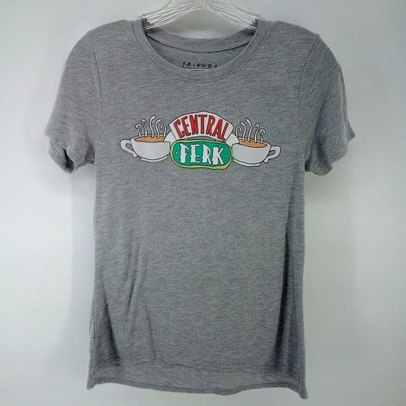 Friends Central Perk Gray Short Sleeve Shirt Tee XS TV Show Merchandise Coffee - Picture 5 of 8